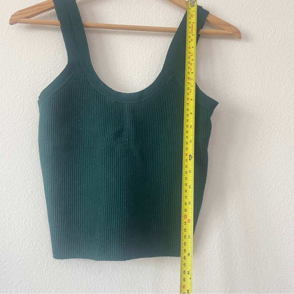 Abercrombie Green Ribbed Tank Top - Picture 2 of 4
